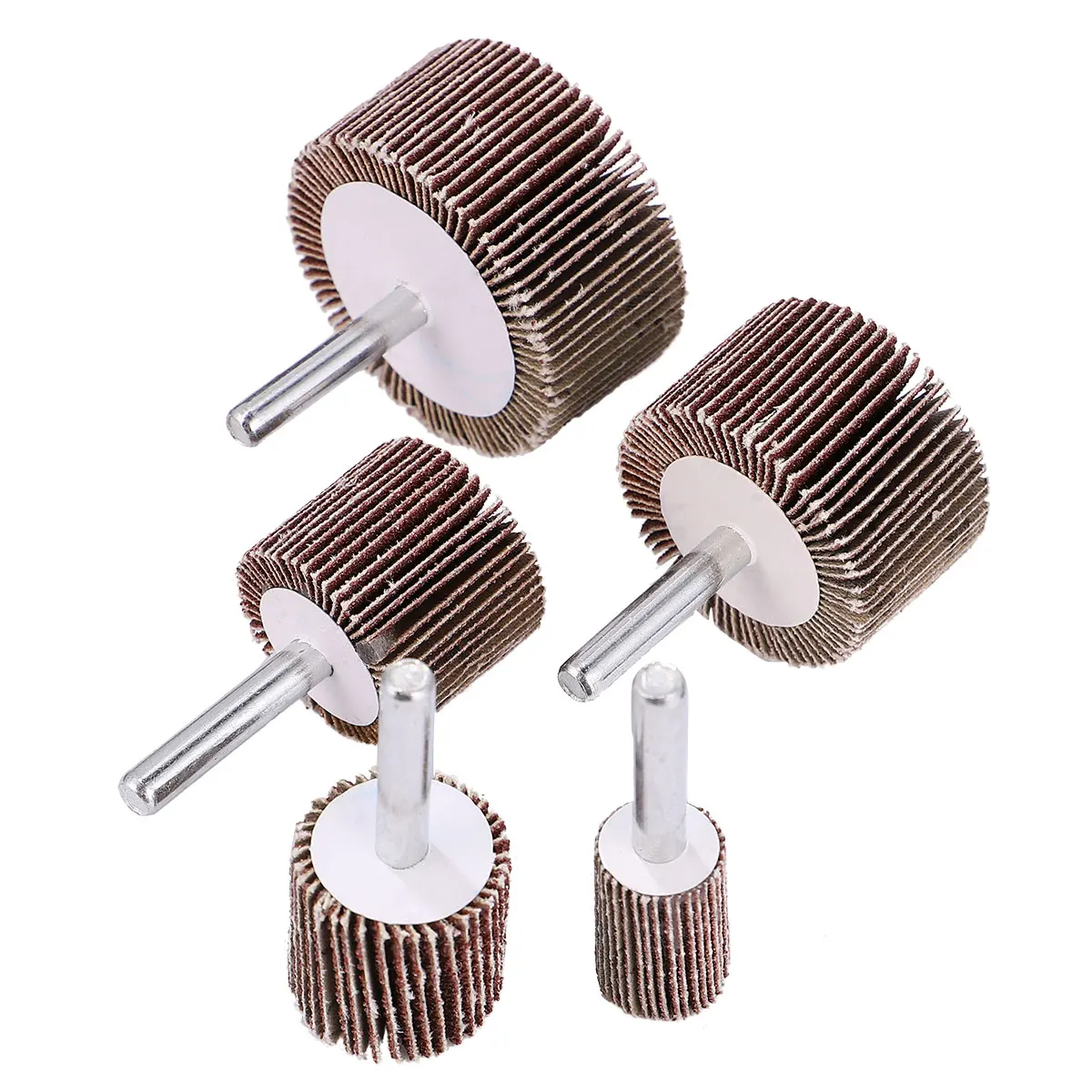 

10pcs Sandpaper Polishing Wheel Brown Corundum Cloth Resin Surface Roughing Repair Grinding Wood Metal Stone Rotary