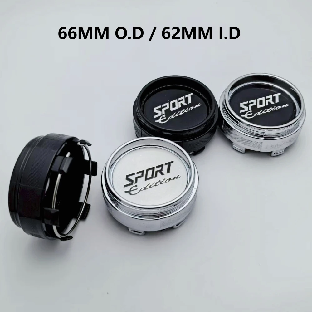 

4 шт., эмблема с логотипом Sport Edition, центральные колпаки колес автомобиля, диаметр 66 мм / 62 мм, ID колеса, колпаки ступицы обода, крышка, замена автомобильных аксессуаров