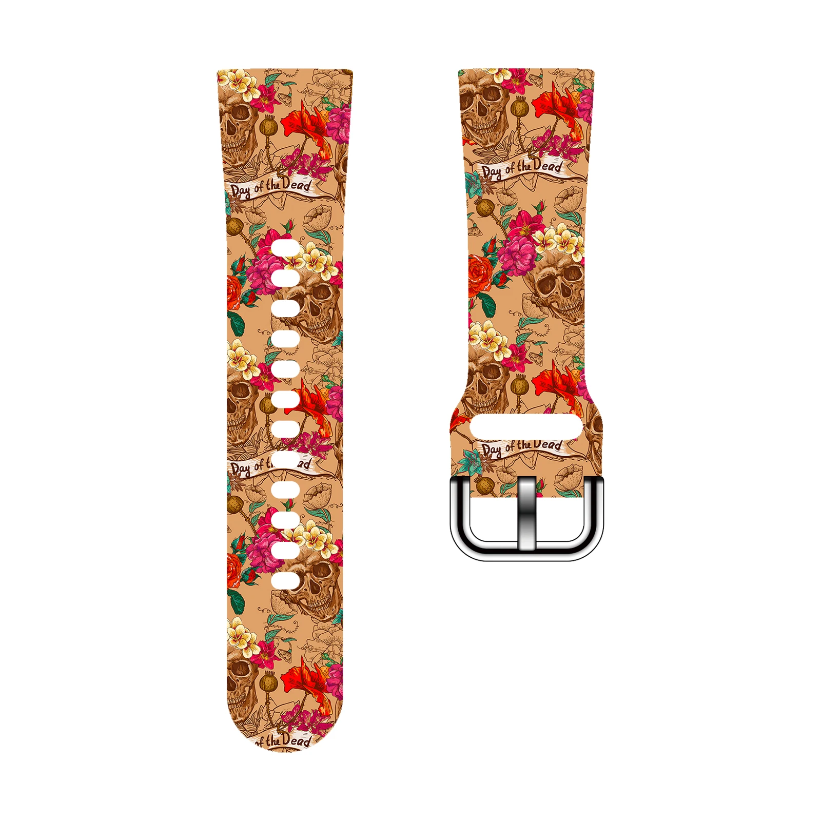 

Color printing Halloween strap for Fitbit Versa 2/1 Watchband Replaceable Bracelet for Versa 4/3 Watch Band for Women as a Gift