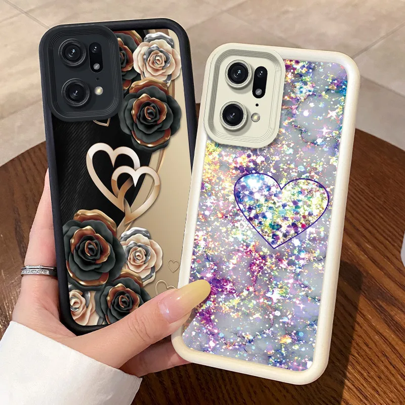 Beautiful Atmospheric Boys Girls Phone Case for OPPO Find X5 Pro FindX5Pro X5Pro 5G Soft Silicone Full Coverage Anti Drop Cover