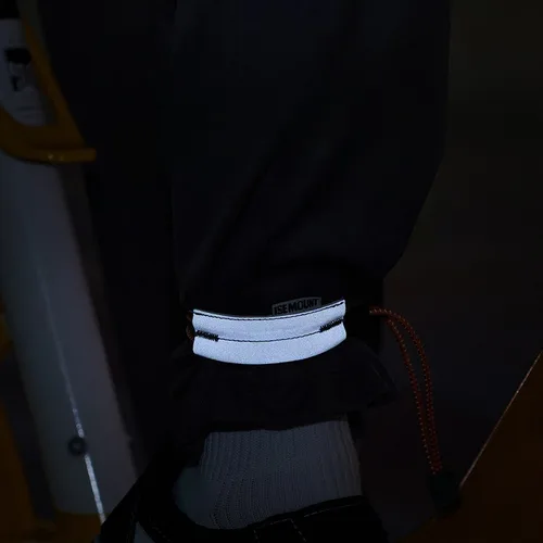 Imagen 2 del producto Correa reflectante para pierna para correr y andar en bicicleta de noche: banda elástica para el tobillo con hebilla para seguridad deportiva