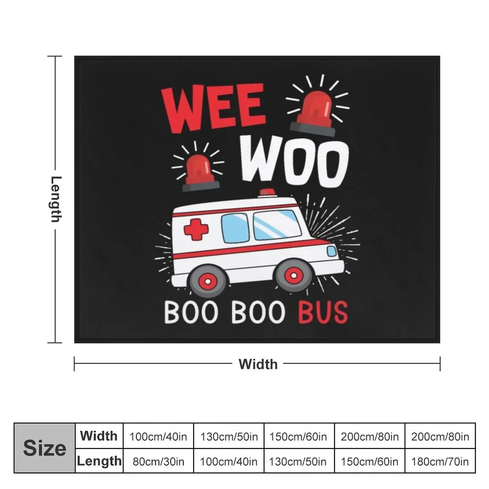 Paramedic Wee Woo Ambulance Throw Blanket Blankets For Sofas Loose Decorative Sofa Blankets