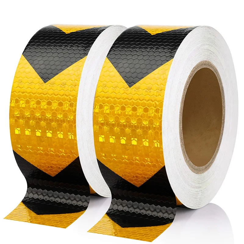3meter High-Visibility Reflective Safety Tape Durable Weatherproof Film for Nighttime Protection on Vehicles Trailers Signs