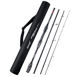 Goture Xceed 7 Styles Color Spinning Rod 1.98m-2.4m High Carbon Lure Rod M&MH Action Fishing Rod 4 Pieces 5-28g Travel Pole