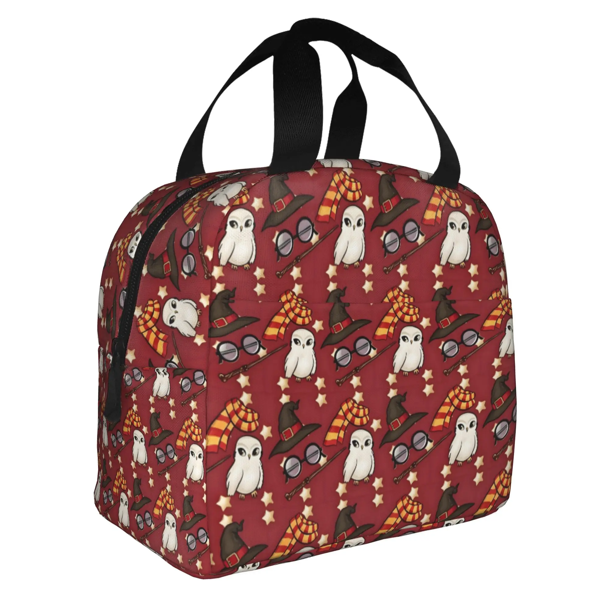 

Custom H-Harryes Cartoon Thermal Insulated Lunch Bag Women Comic Portable Lunch Tote for Outdoor Picnic Storage Food Box