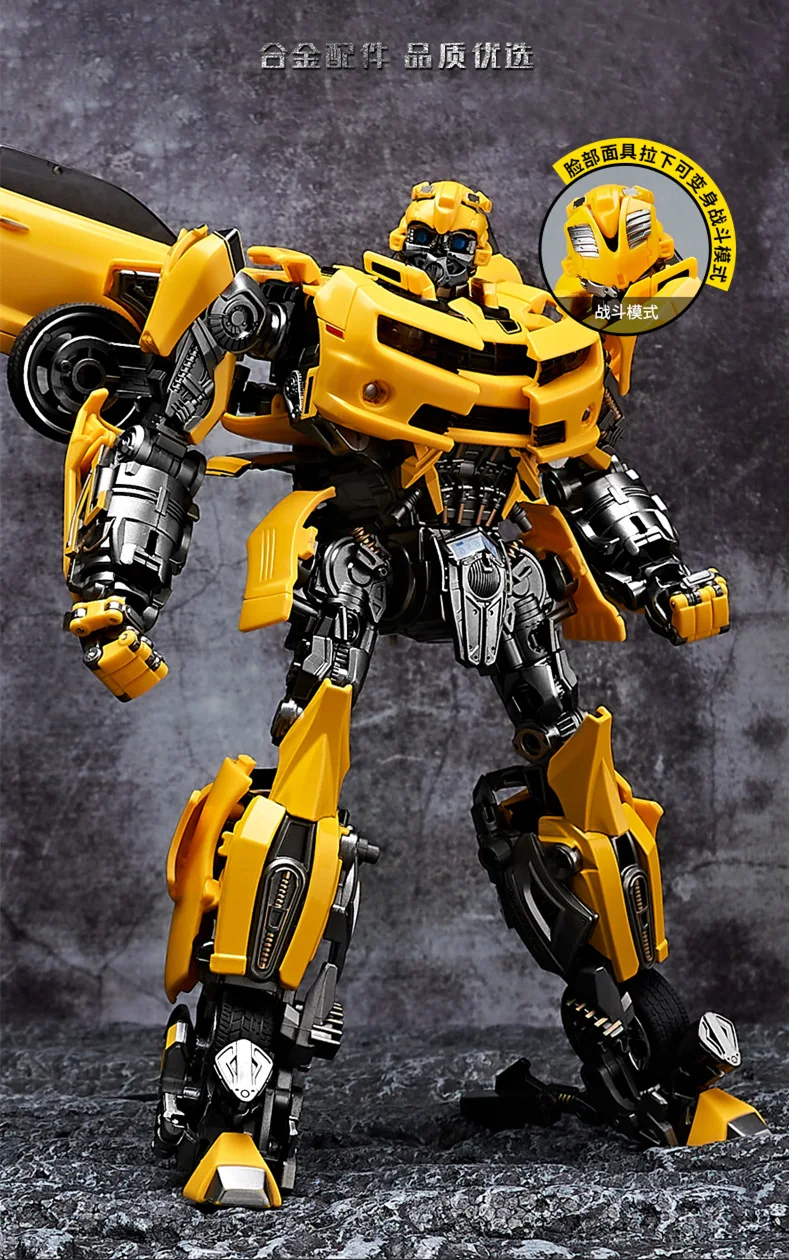30CM Transformation Optimus Prime Bumblebee Megatron Schwarz Gold Roboter Spielzeug Legierung Star Commander Lkw Auto Spielzeug Action Figur geschenk – Detail 26