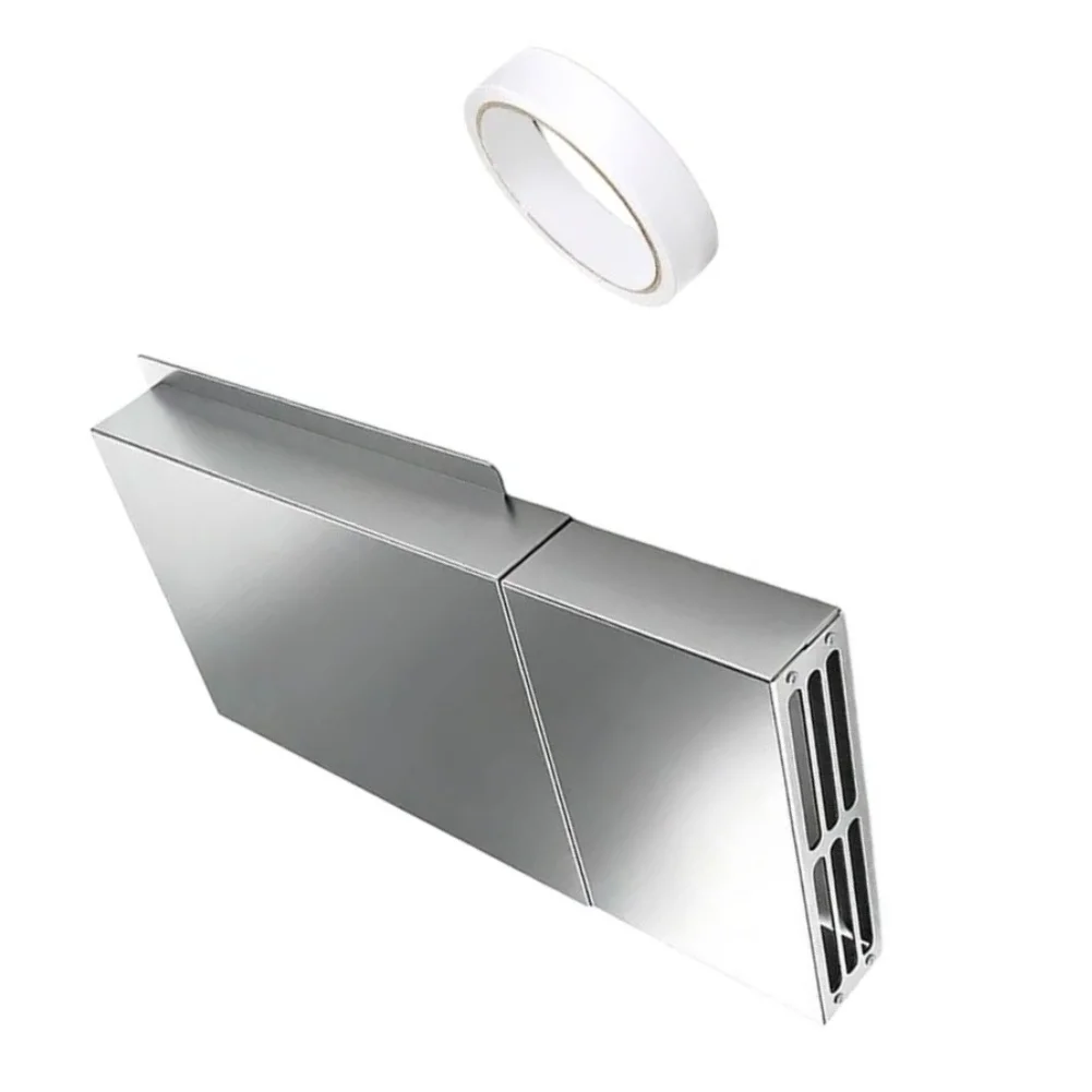 Airflow Redirection Vent Deflector for Floor For Vents Under Low Furniture 11.9 to 23 Inch Aluminum Construction Rust Resistant