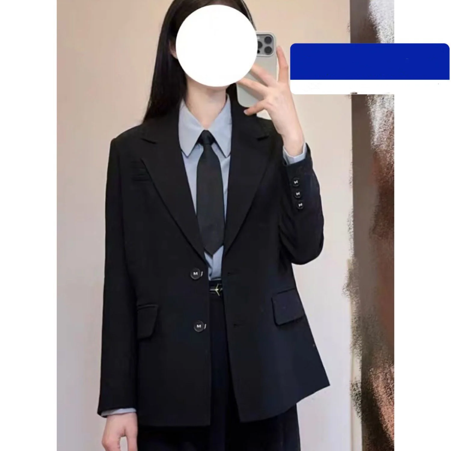 

Fit Seven Quarter Rolled Shoulder Pads Tops Womens Vintage Small Colors Outerwear Plaid Suits Print One Stand Pad Street Female