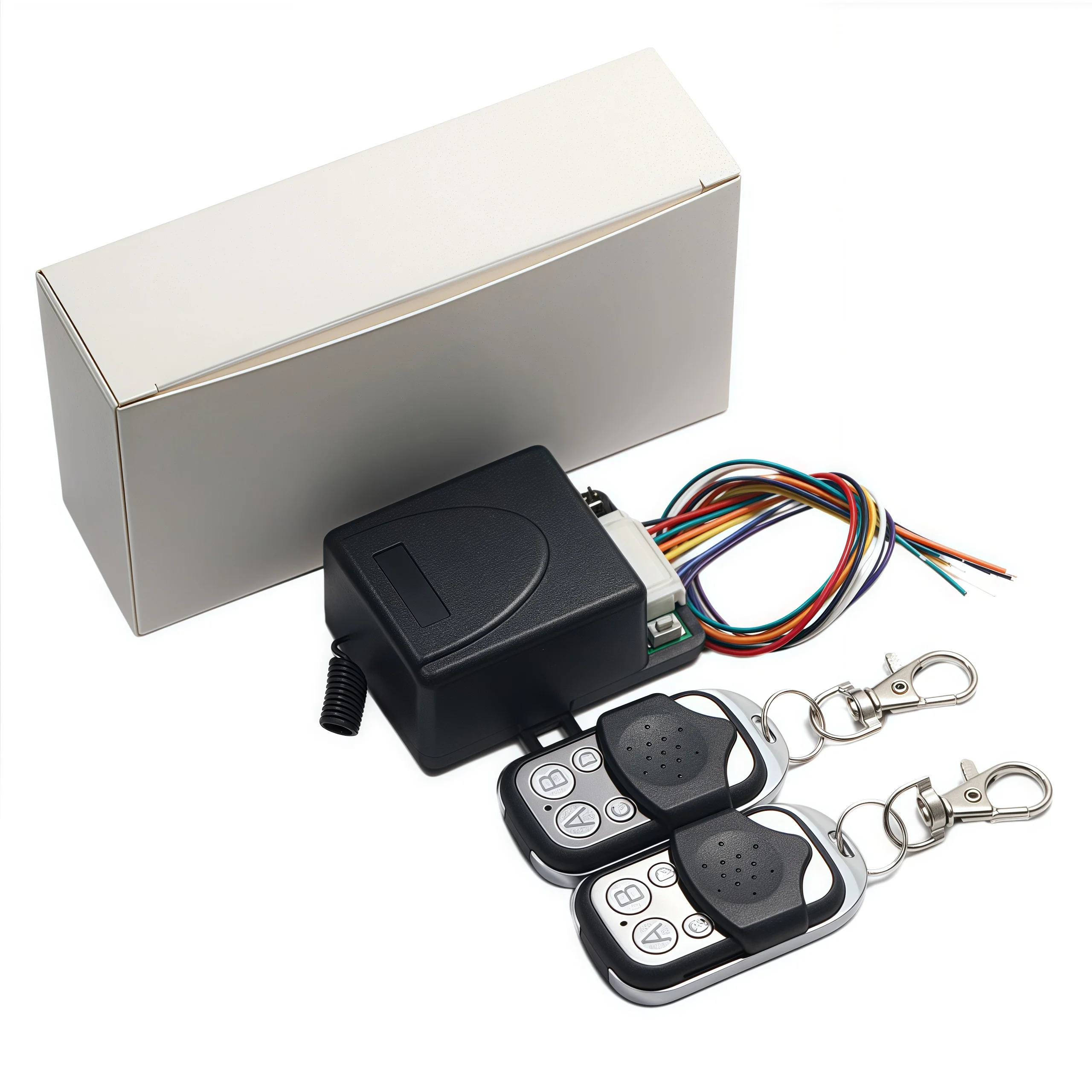 DC9-24V 2CH Rolling code HCS301 Transmitter & 4 Relay Receiver Controls 433.92MHZ