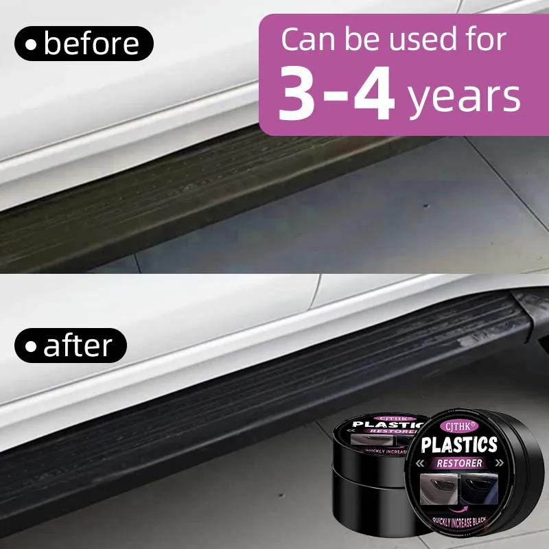 Car Plastic Restorer Plastic Polishing Leather Restore Hot Sale Auto Refurbish Paste High Performance Auto Repair Coating Paste