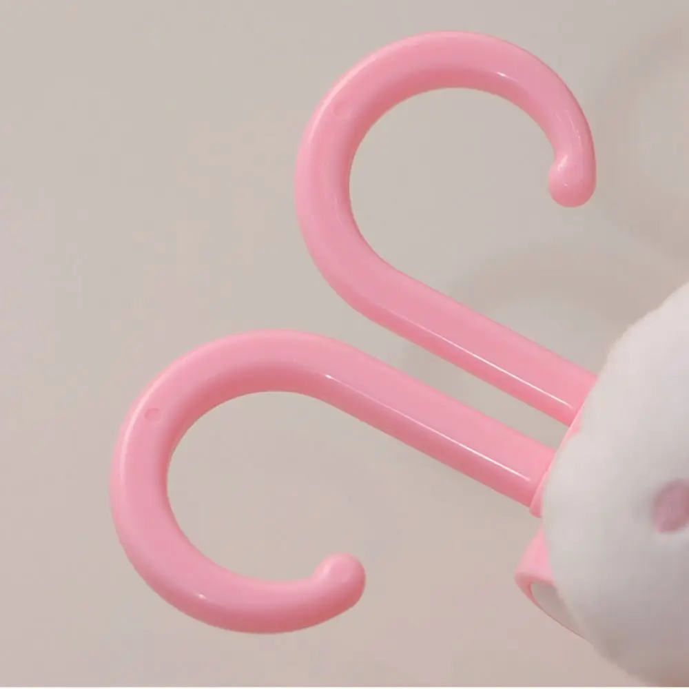 Crochets de poussette pour bébé ours mignon, Double crochet lapin suspendu, accessoires de poussette de dessin animé, accessoires de poussette