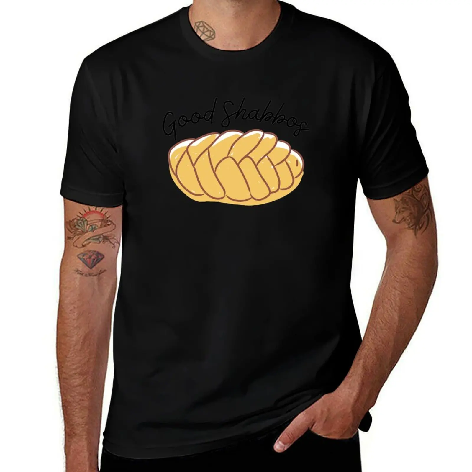 Good Shabbos Challah T-Shirt Minimal Art Print T-Shirt