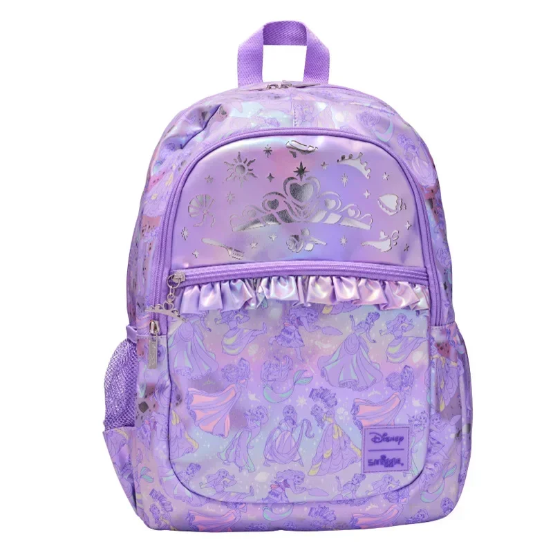 Original Disney Australian Smiggle Crown Princess Children'S School Bag Stationery Pen Box Lunch Bag Backpack Student Gift