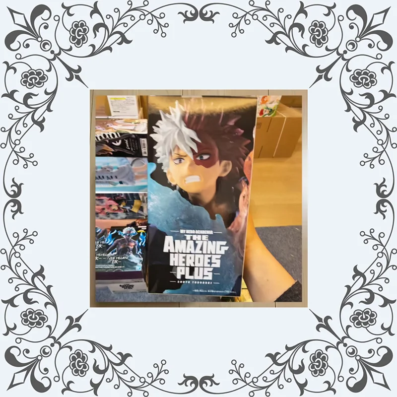 

In Stock Original Bandai Banpresto My Hero Academia Todoroki Shoto Anime Characters Model Toy Birthday Present Garage