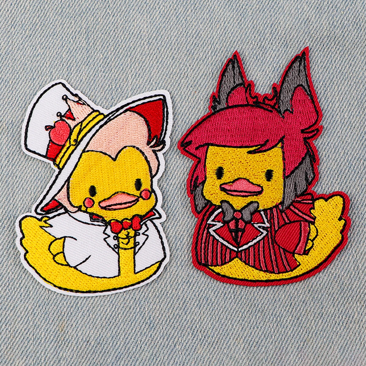 Funny Duck Patches On Clothes Cute Cartoon Embroidered Patches Creative Animal Badges Iron On Patch DIY Clothing Accessories