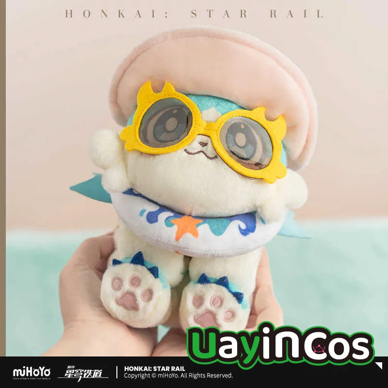

Official Original Honkai: Star Rail Seaside Swim Ring Hat Stuffed Plushies Plush Doll Clothes Pillow Anime Cute Figure Toy Kids