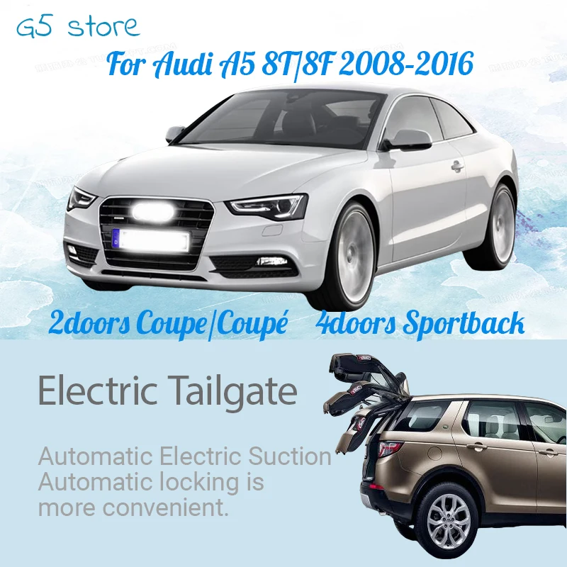 

Modification of Anti-pinch Electric Tailgate: Automatic Trunk of Vehicle For Audi A5 2doors Coupe 4doors Sportback 8T/8F 2008-16