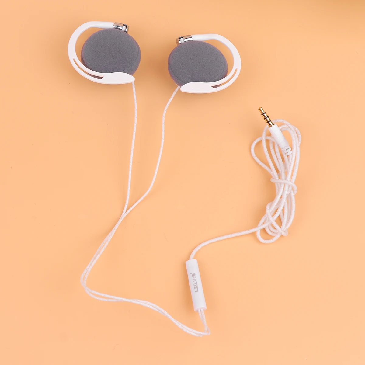

【 】Sports Earphone Wired Headset -Aural Sweatproof Lightweight Noise Reduction High Elastic Wire All-Day Comfort Use For
