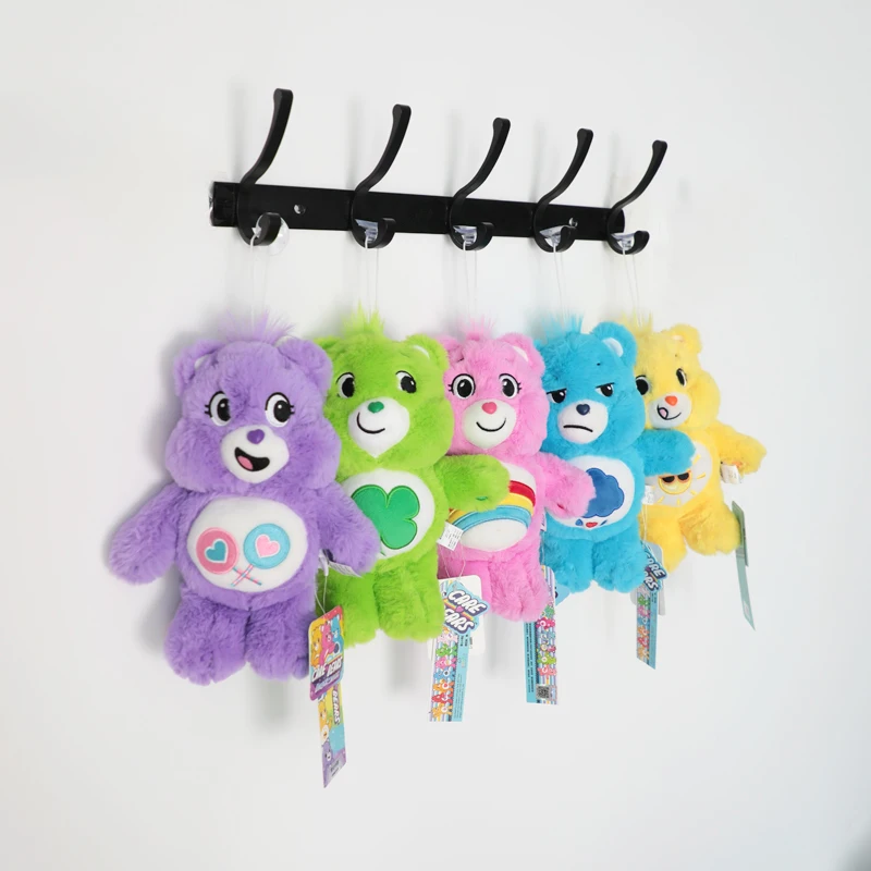 Original Care Bears 22cm Saugnapf-Plüsch-Anhänger Glänzender Liebesbär Cartoon-Puppe Heim- und Bürodekoration Geburtstags- und Feiertagsgeschenk für Mädchen – Detail 11