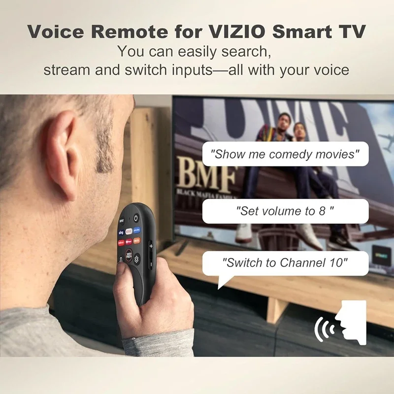 Replacement XRT270 Bluetooth Voice Remote Control for Vizio M55Q6-J01, M55Q7-J01 V435-J01 V505-J09, V555-J01, V755J04 LED LCD TV