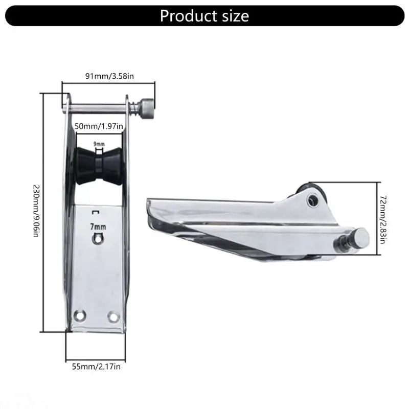 G7NA Docking-Hardware-Zubehör, Edelstahlrollen, feste Halterung – Detail 6