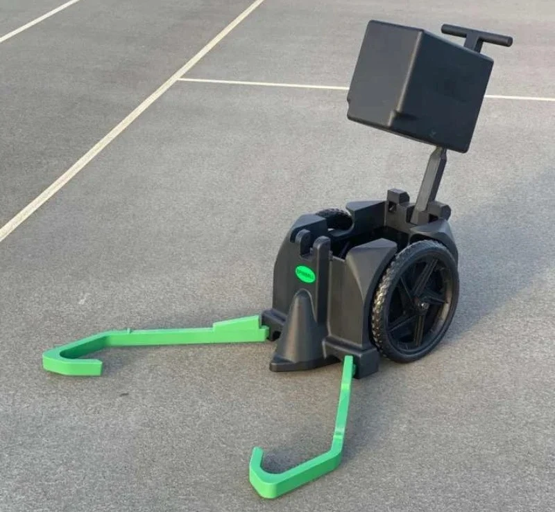 

Folding Tennis Ball Set Ball Frame Tennis Ball Picker Hand Push Tennis Pick Golf Cart Automatic Portable