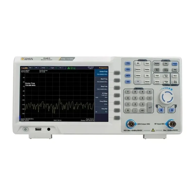 

Resolution Bandwidth XSA815TG Digital Analyzer 9 Inch LCD 1Hz 9kHz To 1.5GHz Frequency USB with TG