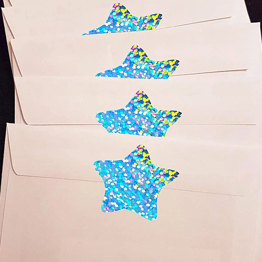 3 Rolls Portable Reward Stickers Decorative School Stickers for Kids Shirts Gifts and Event Items Convenient Sticker Rolls