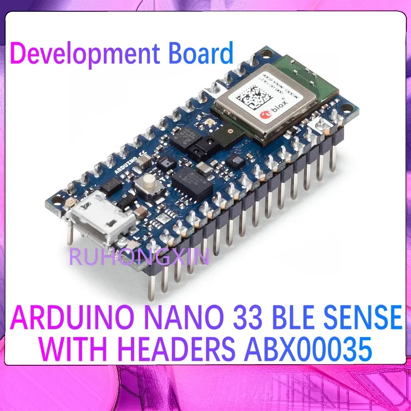 

ARDUINO NANO 33 BLE SENSE WITH HEADERS ABX00035 NRF52840 development board