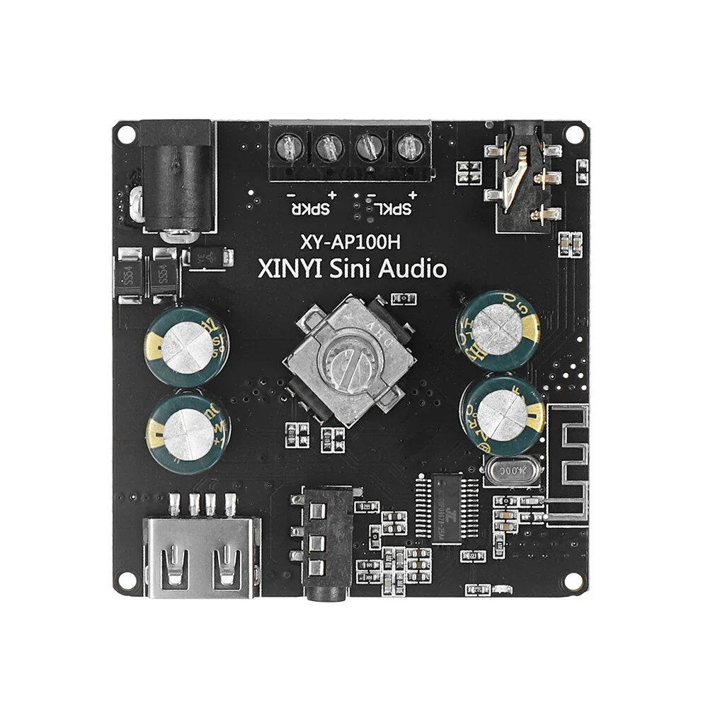 XY-AP100H TPA3116D2 100W+100W Bluetooth 5.0+AUX HIFI Power Subwoofer Digital Amplifier Board Home Theater Module