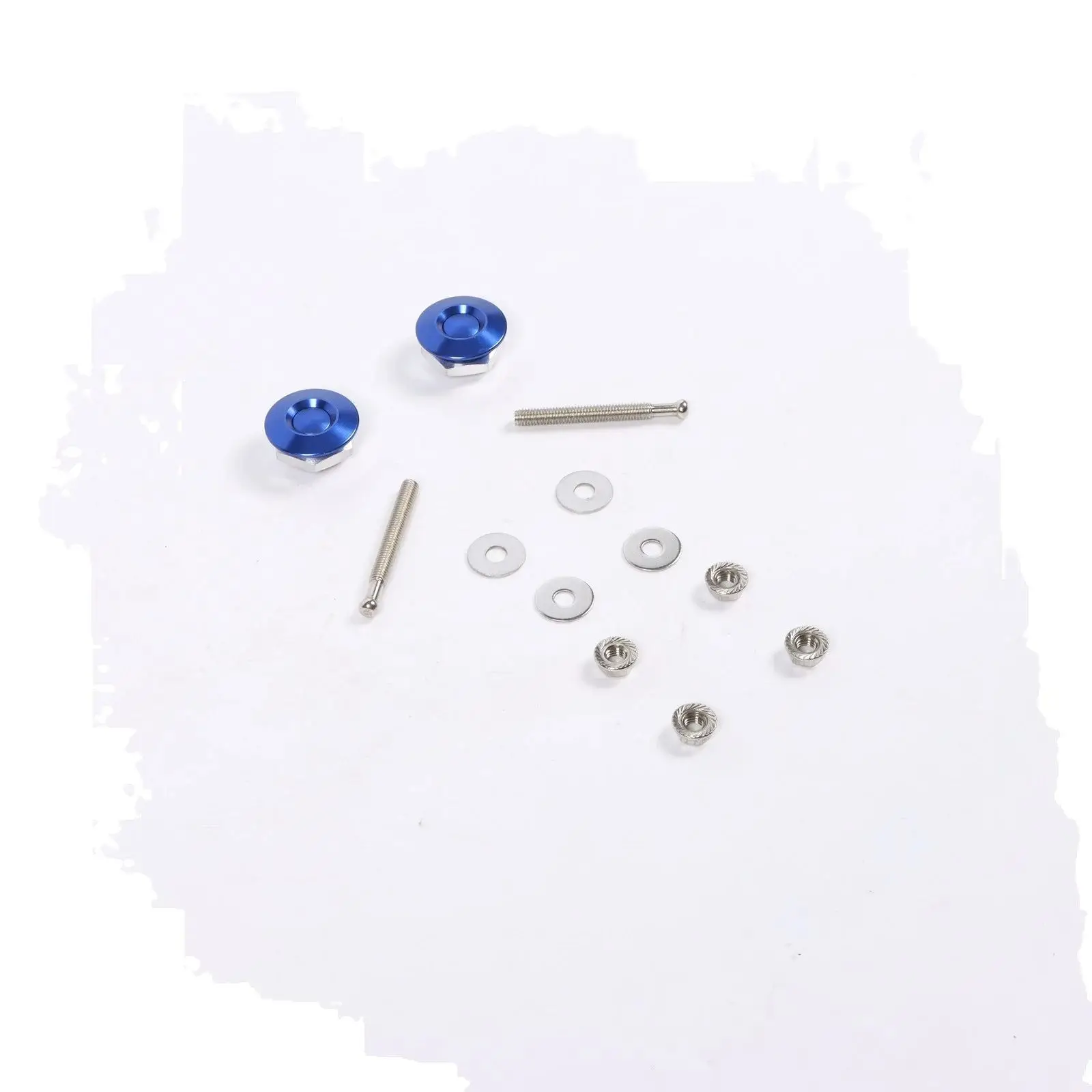 2pcs Quick Release Hood Pin Lock Clip Latch FOR Universal Vehicles