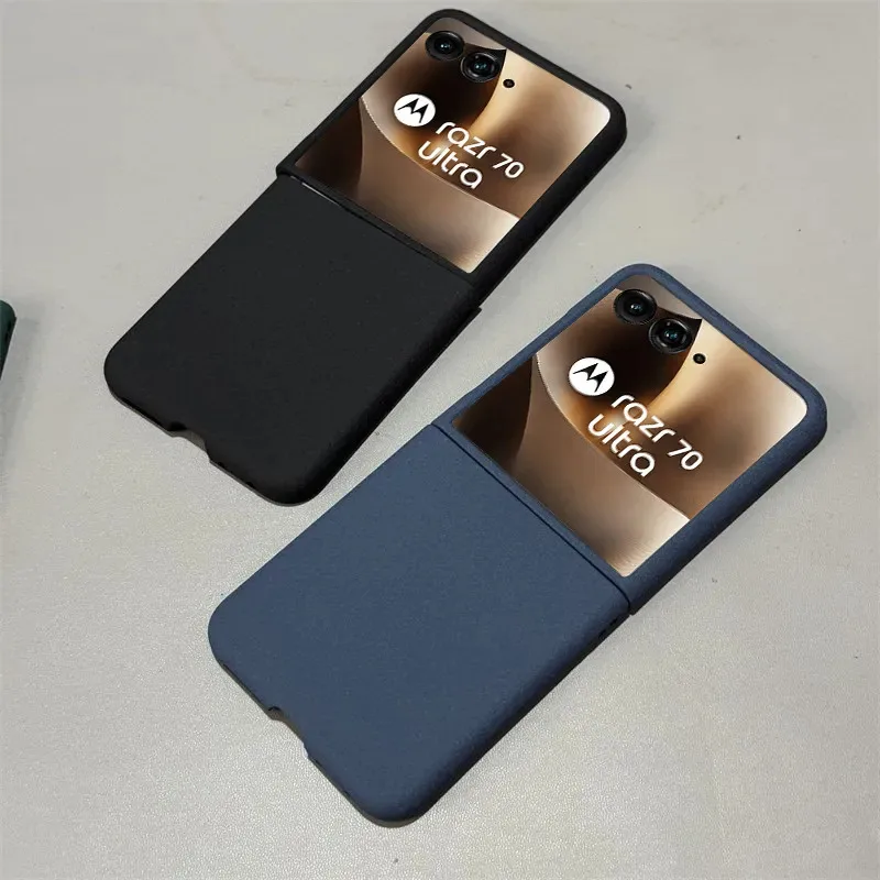 Skinlee For Moto Razr 70 Ultra Case Matte Silicone Bumper Shockproof Soft Cover For Moto Razr 70 Ultra Back Casing