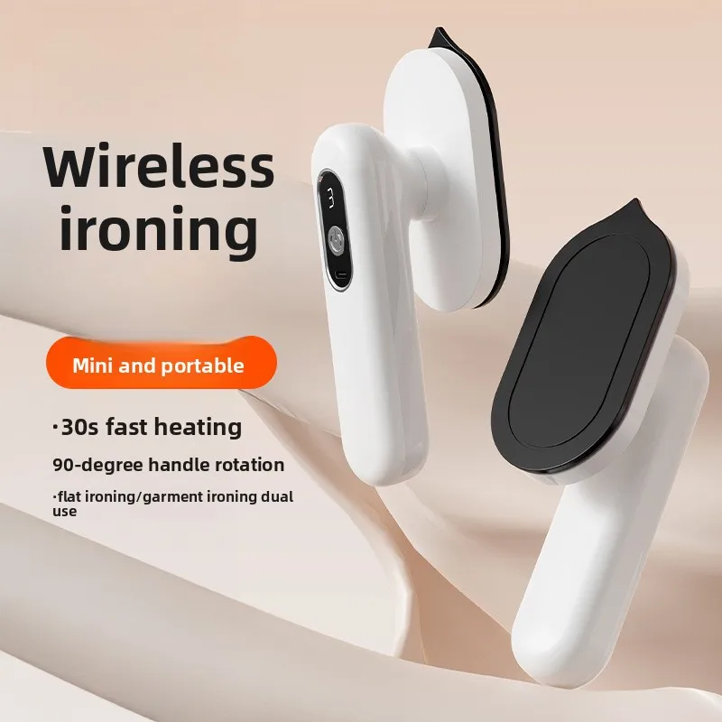 USB Compact Cordless Garment Steamer Powerful Ironing and Shaping with Hair Shaver for Clothes