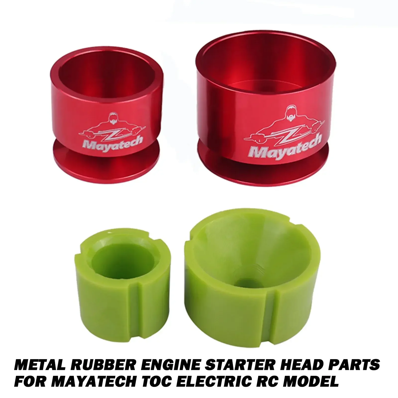 Metal Rubber Engine Starter Head Parts for Mayatech TOC Electric RC Model big small size upgrade parts for RC toys