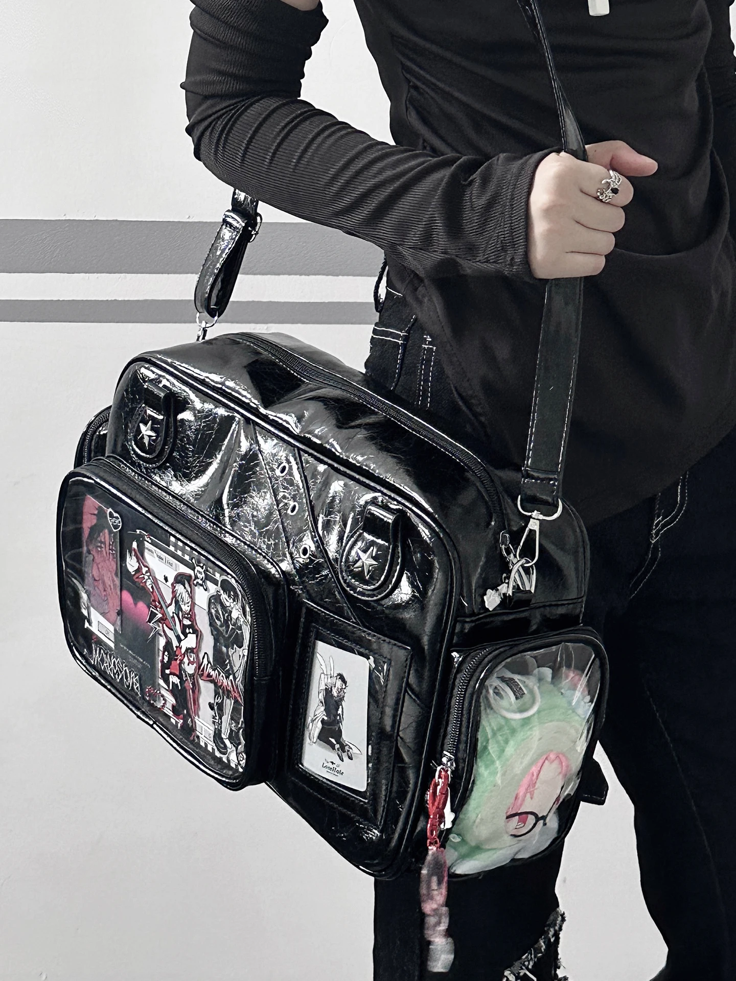 Original Cute Shoulder Bag Daily Versatile Messenger Bag for Women Transparent Bag Purses and Handbags