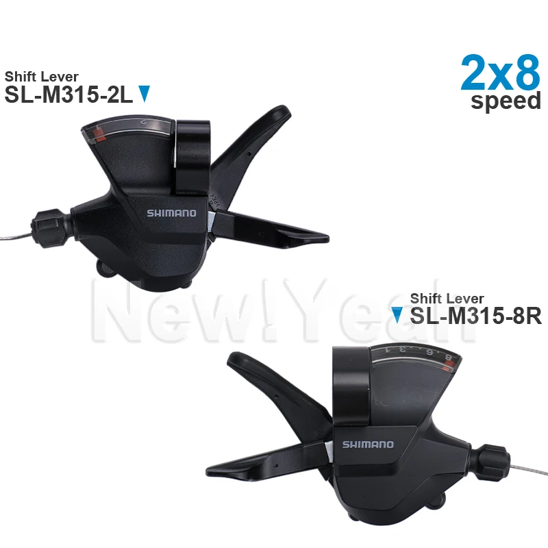 SHIMANO M315 2x8 3x8 Shifter Groupset SL-M315-2L SL-M315-L left and Right Shift LeverSL-M315-8R -3x 8-speed Original parts