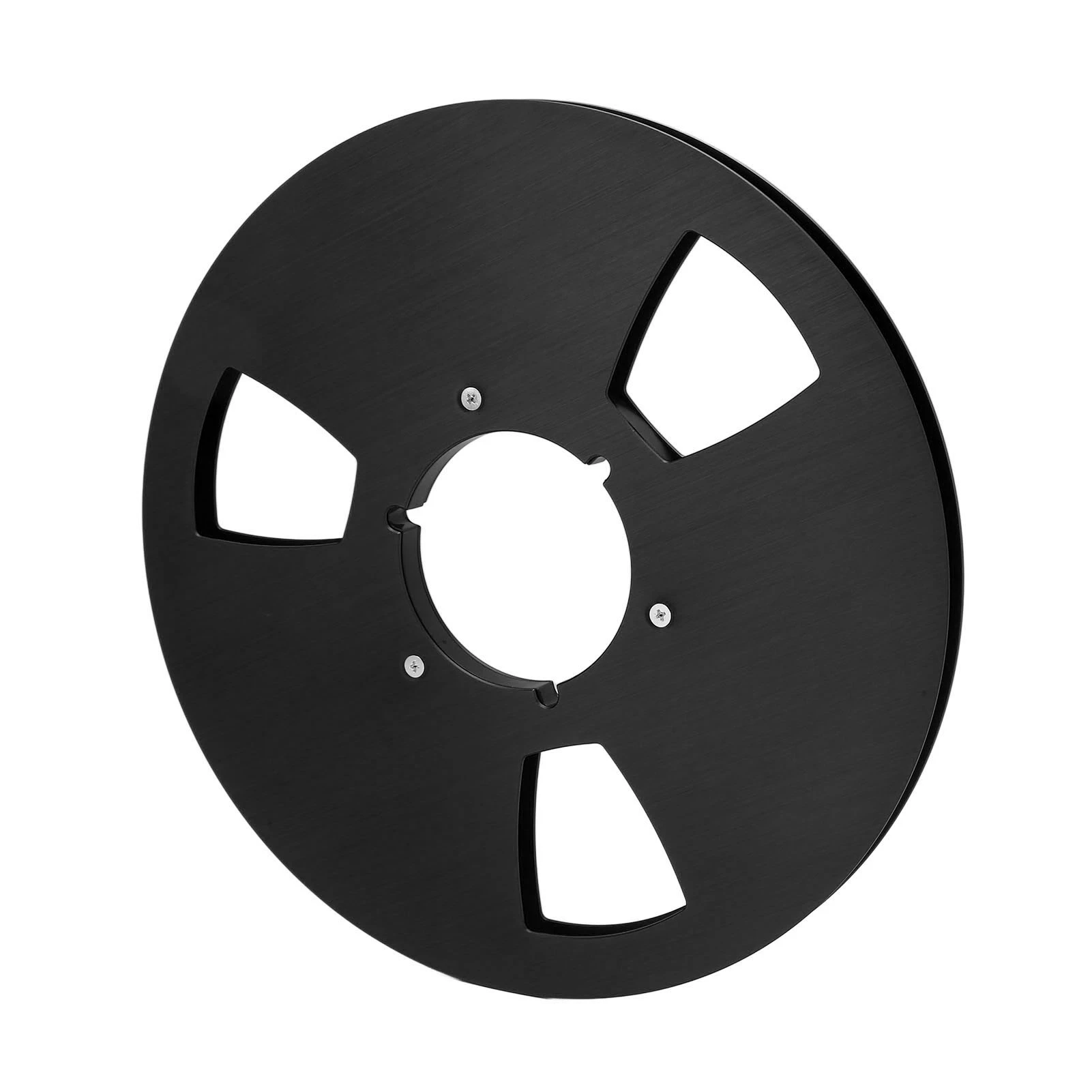 1/4 10.5 Inch Empty Takeup Reel 3 Hole Aluminum Alloy Universal Opening Machine Part Sound Tape Takeup Reel for Pioneer