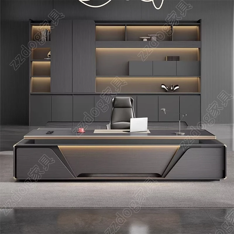 Modern Computer Office Desk European Nordic Minimalist Aesthetic Office Desk Design Luxury Tavolino Commercial Furniture