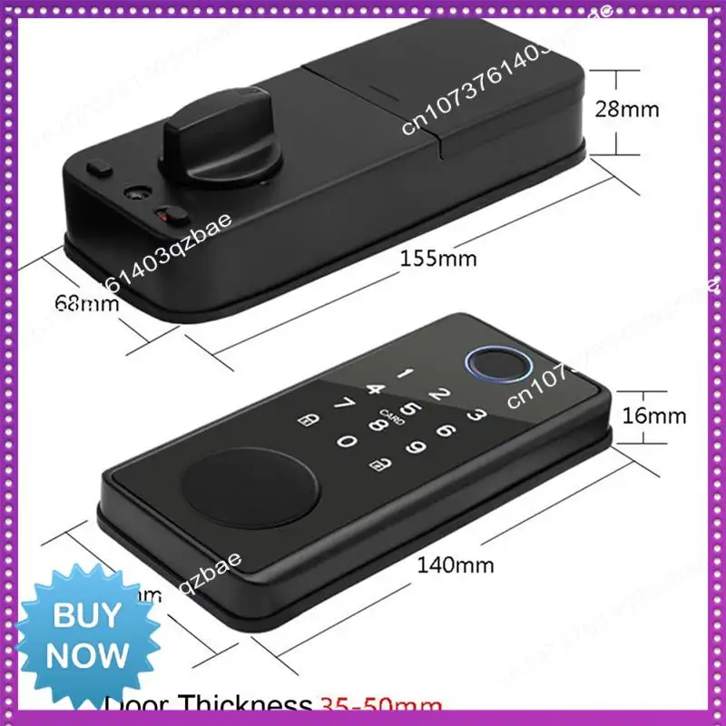 Hot Ltem Electronic Door Lock For Tuya Lock With Deadbolt Lock Fingerprint Lock Keyless Entry With Smartlife App Remote Unlock