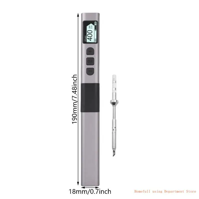 

Portable 100W Soldering Iron Intelligent Iron for Home Repair & Outdoor Projects