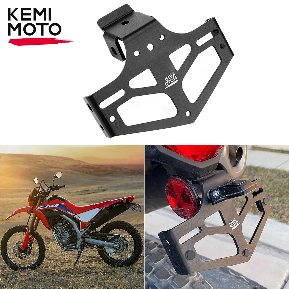 

For HONDA CRF300L 2021 Motorcycle License Plate Fender Eliminator CRF300 Rally 2022 Accessories Rear Tail Tidy Aluminum Bracket