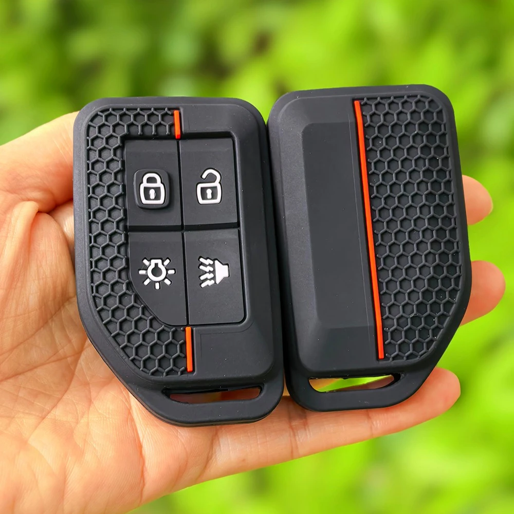 Nuevo estilo de silicona de alta calidad para Volvo nuevo FM FH funda para llave de camión FH16 Tractor Van camión pesado llave cubierta protectora hebilla