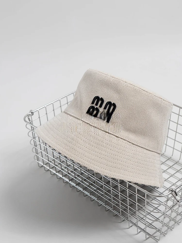 chapeau-de-pecheur-reversible-a-double-couche-avec-lettres-brodees-et-rayures-style-decontracte-en-coton-unisexe