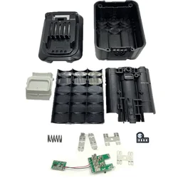 For Makita 10.8V 12V BL1020 BL1041 BL1015 Li-ion Battery Case Charging Protection Circuit Board PCB LED Indicator Label Box
