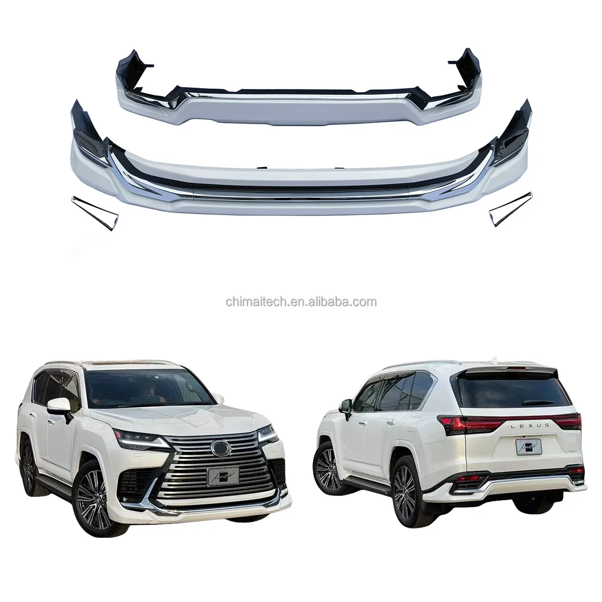 Luxury SUV 2022 2023 2024 LX600 Car Parts Front Rear Bumper Lip Body Kits Exterior Upgrade Accessories Is From Lexus