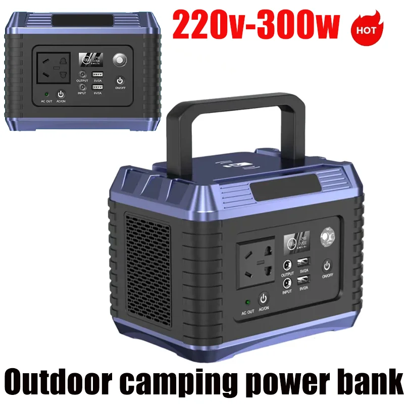 Portable Power Station Ternary Lithium Battery 32000MAh 118.4Wh 220V Energy Storage Power Supply Camping RV Multi-function USB