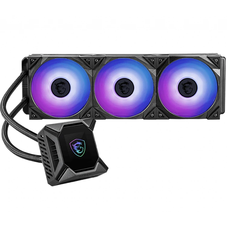 

MSI MPG CORELIQUID K360 CPU LIQUID COOLERS 360mm ARGB Glare Fan EDITION With Crystal Cold Head Supports Intel and AMD CPUs