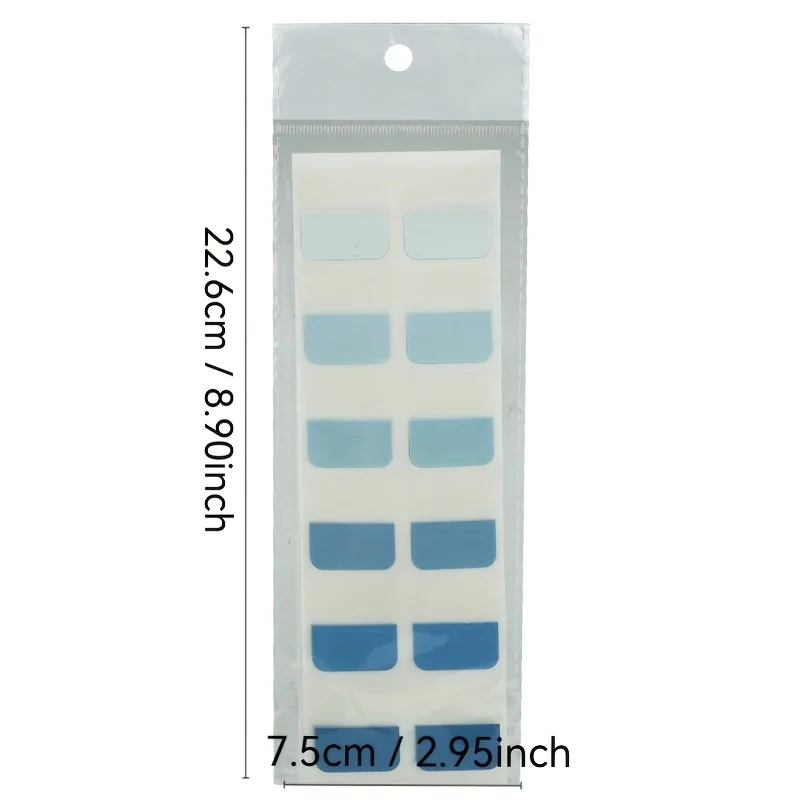 120 Multi-Functional Color Gradient Writable Plastic Index Tabs - Reusable Page Markers and Document Organizer Stickers, Office