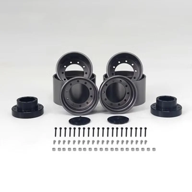 JDM-195 Trailer Xs45 Hub Front And Rear Drive Wheel Hub Is Applicable To 1/14 Rc Truck Trailer Dump Truck For Tamiya  Lesu