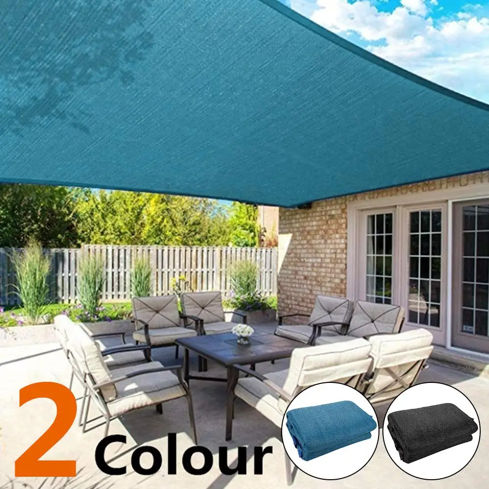 2x2m 2x5m 2x6m 3x5m Sunshade Suntan Net Cloth Anti-UV Net Awning Tarp Garden Roof Balcony Courtyard Shading Heat Insulation Nets